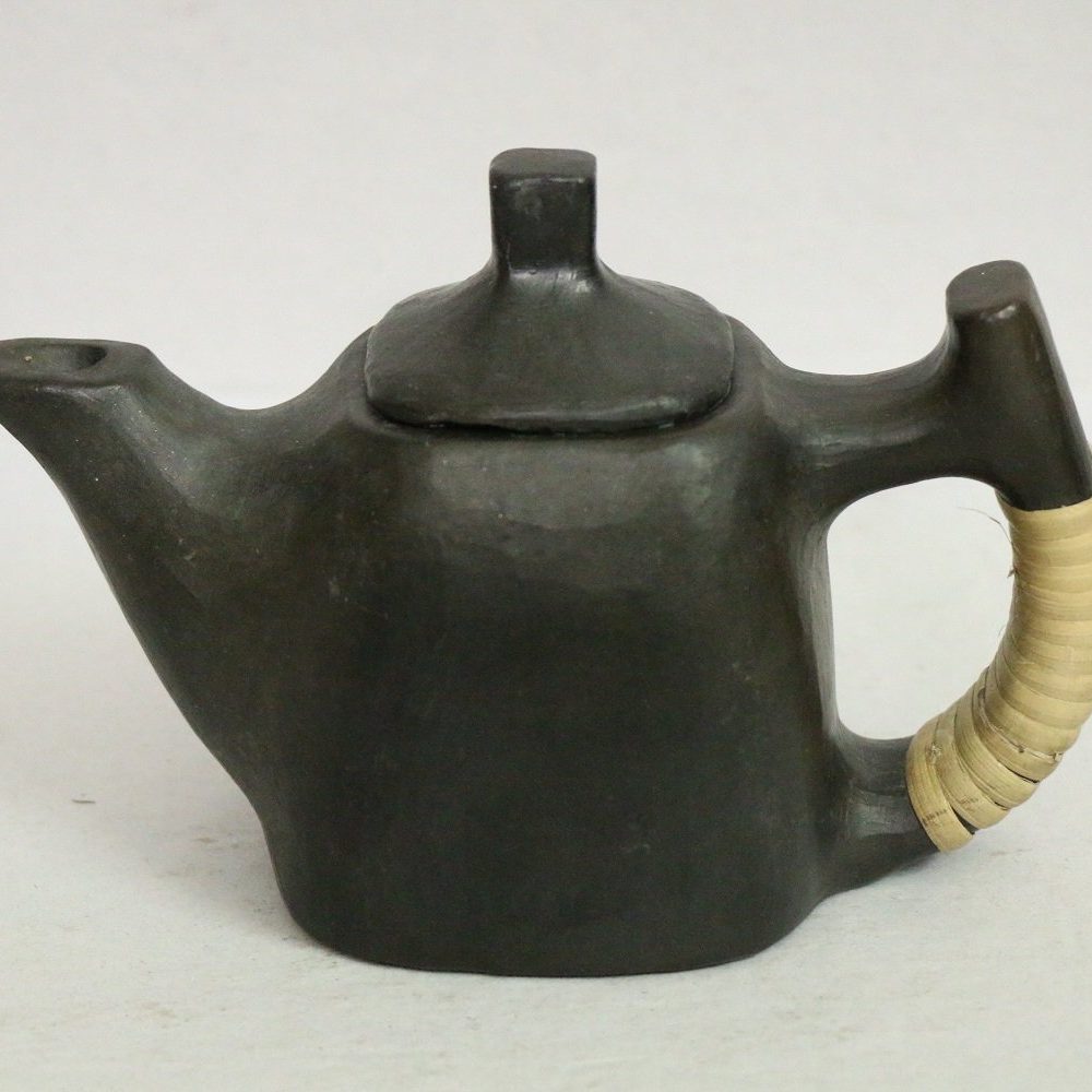 Square Clay Tea Pot