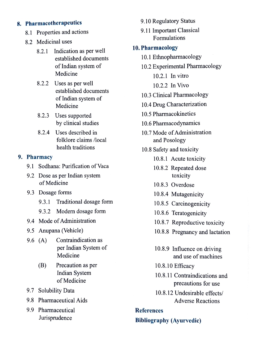 Comprehensive Technical Dossier (CTD) of Medicinal Plant used in Ayurveda –Vacha ( Acorus Calamus L.) - Image 4